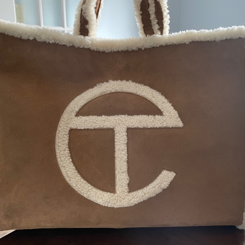 Telfar x Ugg large chestnut shopper